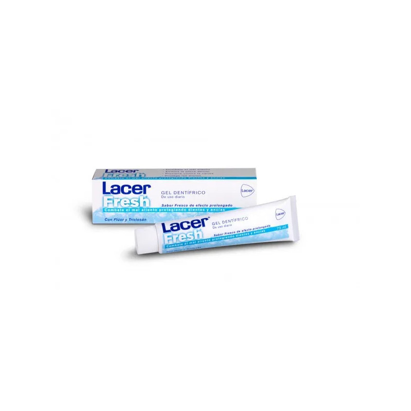 Dentifrice Gel Frais Lacer 75ml - Hygiène et fraîcheur Kermatone