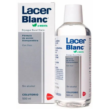 Bain De Bouche À La Menthe Lacerblanc 500ml - Kermatone