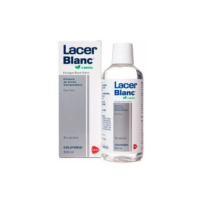 Bain De Bouche À La Menthe Lacerblanc 500ml - Kermatone