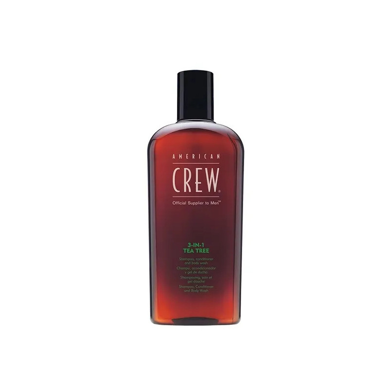 American Crew 3 In 1 Tea Tree - Nettoyage et Fraîcheur Kermatone