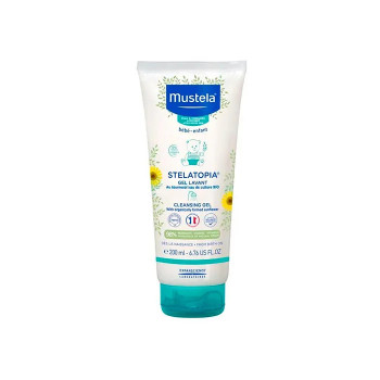 Mustela Stelatopia Crème Lavante 200ml - Confort pour Peaux Sensibles | Kermatone