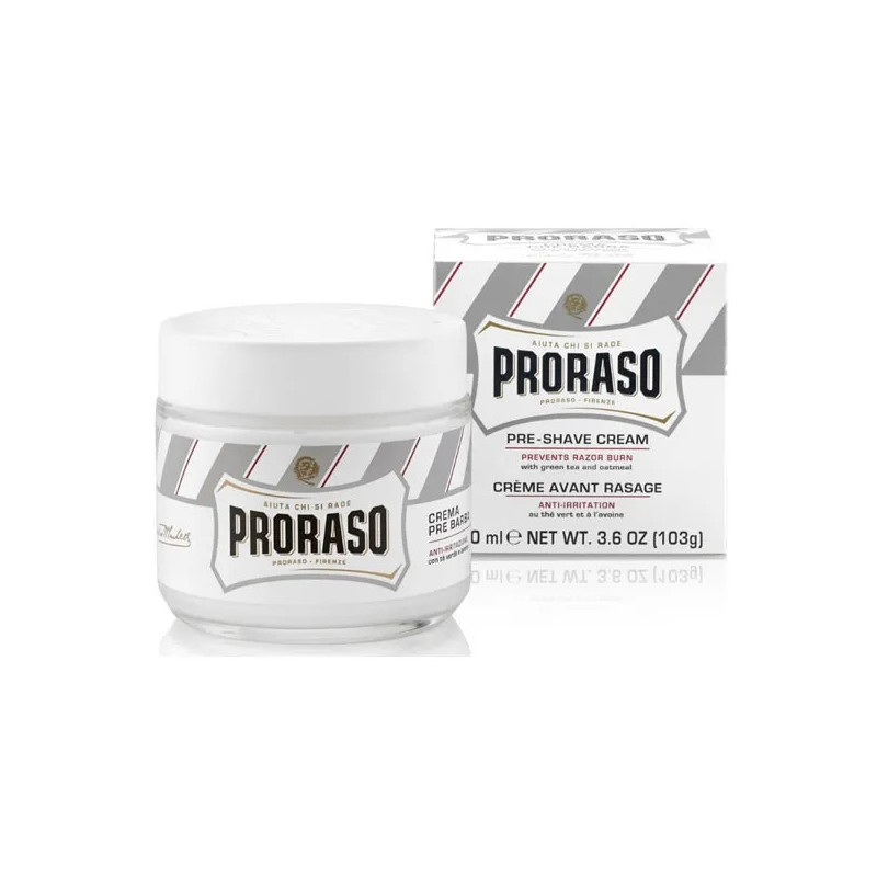 Proraso White Crème Avant Rasage Peau Sensible - Kermatone