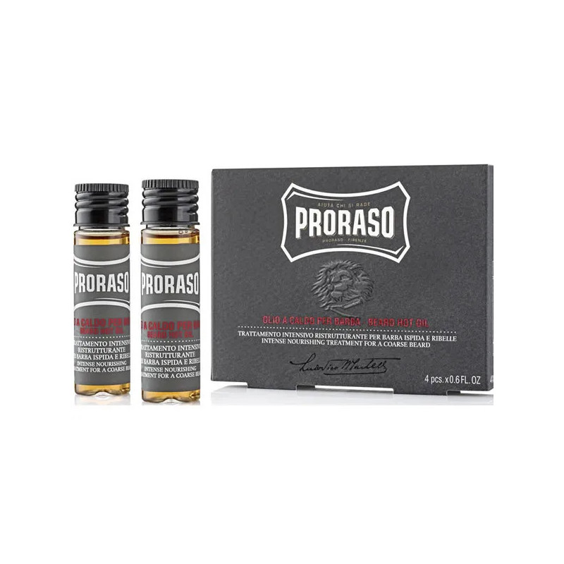 Proraso Huile Chaude pour Barbe - Nourrissez votre barbe | Kermatone