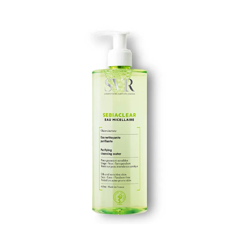 SVR Sebiaclear Eau Micellaire 400ml - Pureté parfaite | Kermatone