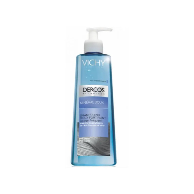 Vichy Dercos Mineral Doux Shampooing - Soin Apaisant Kermatone