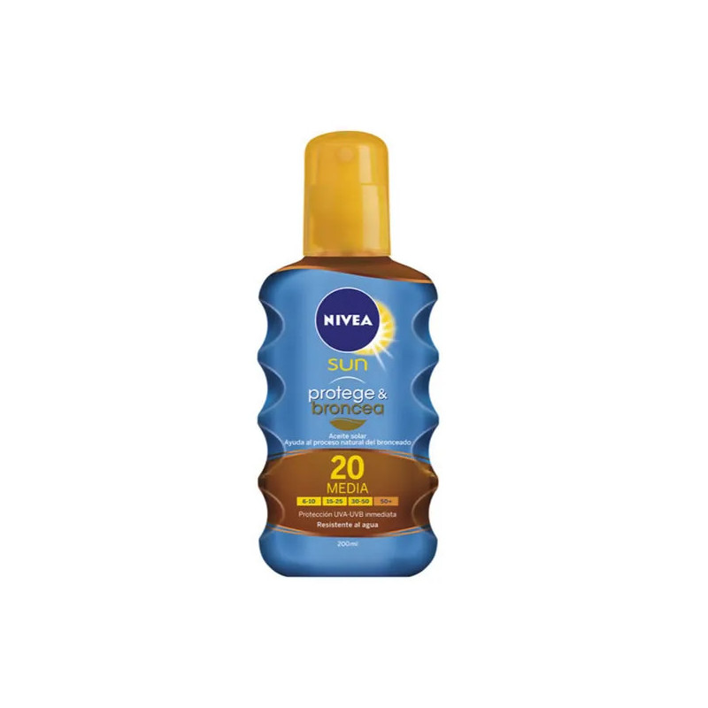 Nivea Sun Huile Sèche Protect And Bronze SPF20 - Kermatone