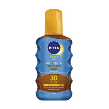 Huile Sèche Nivea Sun SPF30 - Protection & Bronzage | Kermatone