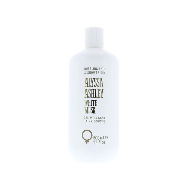 Gel Douche Musc Blanc Alyssa Ashley 500ml - Kermatone