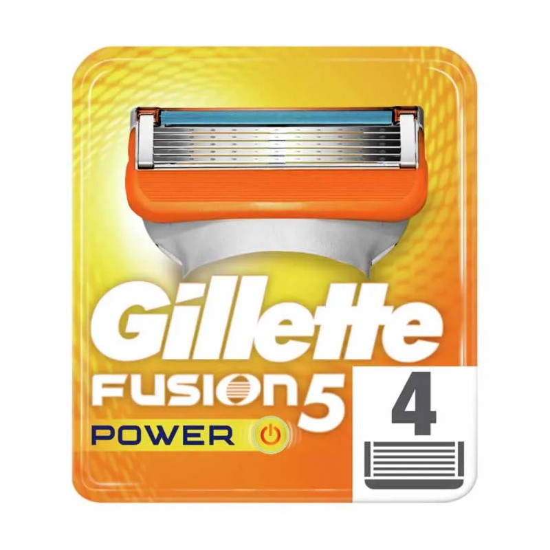 Gillette Fusion Power 4 Lames - Rasage Confortable Kermatone