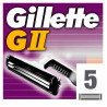 Gillette GII Recharge 5 Unités - Rasage Doux et Efficace | Kermatone