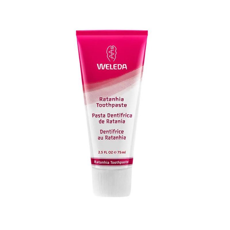 Weleda Pâte Dentifrice Au Ratanhia 75ml - Kermatone