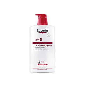 Eucerin pH5 Lait Corporel 1000ml - Hydratation Peau Sensible | Kermatone