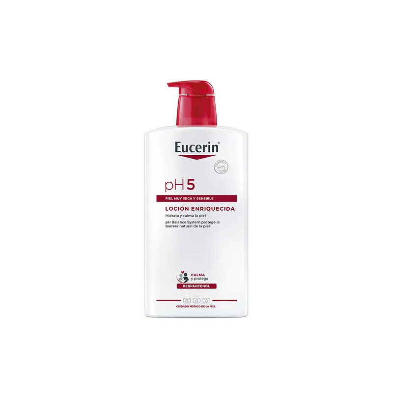 Eucerin pH5 Lait Corporel 1000ml - Hydratation Peau Sensible | Kermatone
