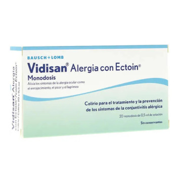 Vidisan Collyre Allergie Monodose – Soulagement Réactif | Kermatone