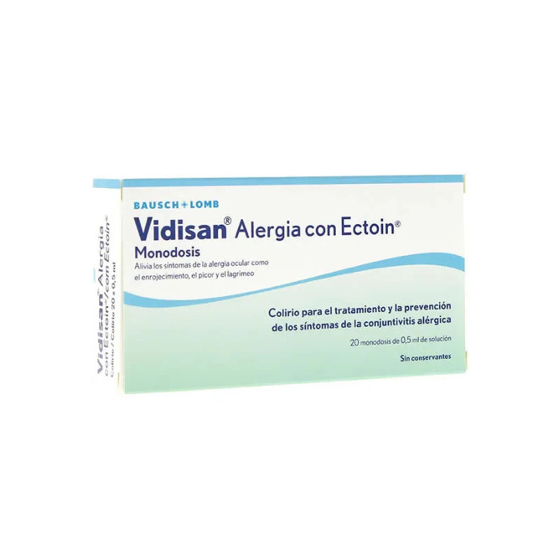 Vidisan Collyre Allergie Monodose – Soulagement Réactif | Kermatone