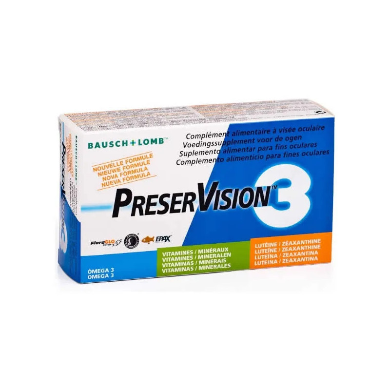 Preservision 3 - Complément santé des yeux | Kermatone