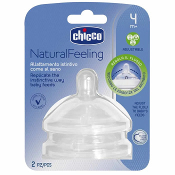 Tétine Chicco NaturalFeeling Ajustable 4m+ - Kermatone