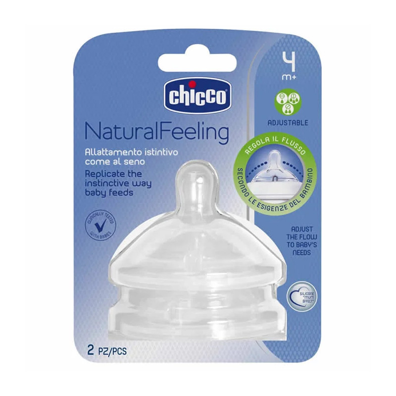 Tétine Chicco NaturalFeeling Ajustable 4m+ - Kermatone