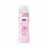 Biberon Chicco Well-Being Caoutchouc Fast Flux 330ml - Kermatone