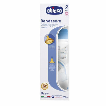 Biberon Chicco Well-Being Latex 250ml pour Bébé | Kermatone