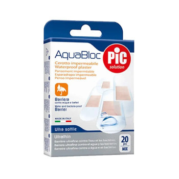 Pansements adhésifs bactéricides Pic Aquabloc – Kermatone