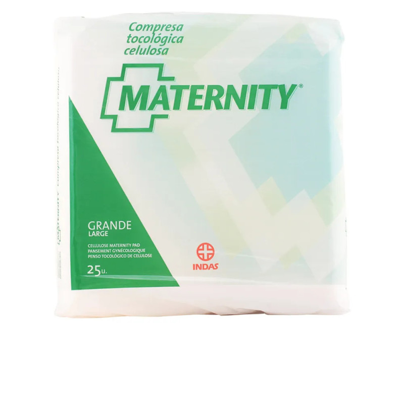 Indasec Maternity Large – Compresses anatomiques 25 unités