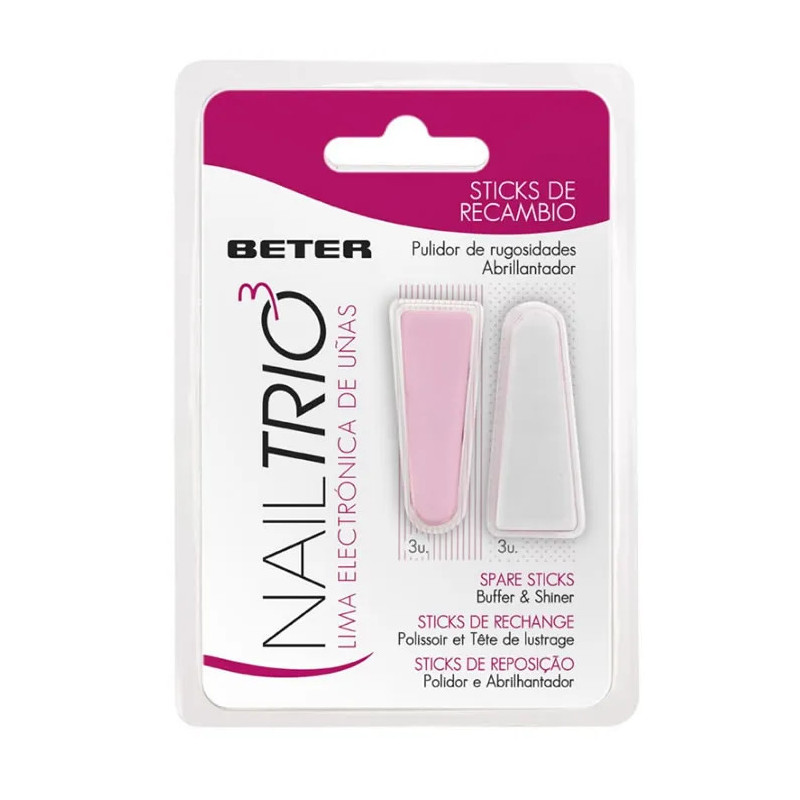 Beter Nail Trio Spare Sticks - Accessoire Manucure Kermatone