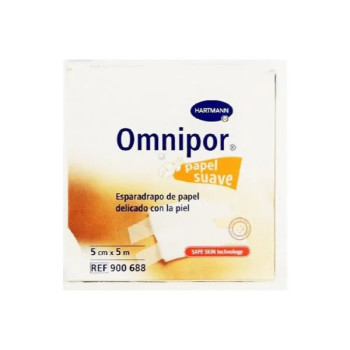 Sparadrap Papier Hartmann Omnipor 5cm x 5m - Kermatone