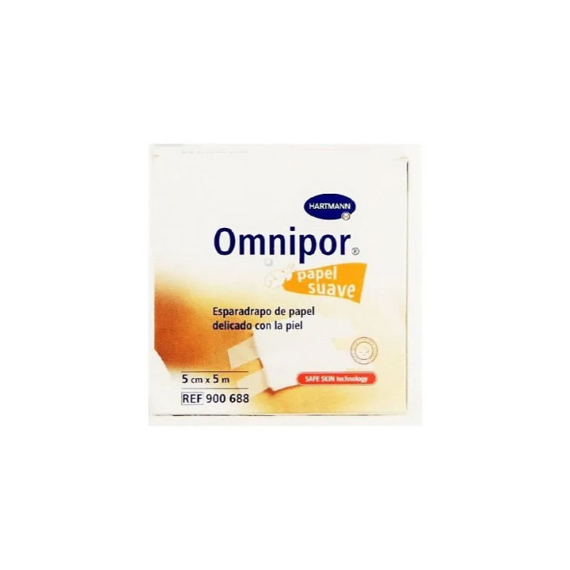 Sparadrap Papier Hartmann Omnipor 5cm x 5m - Kermatone