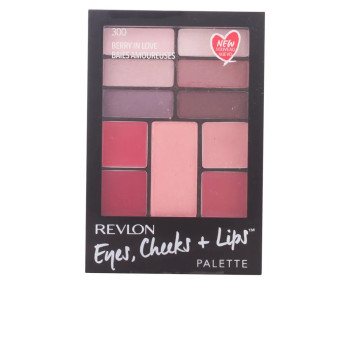 Revlon Eyes Cheeks Lips Palette 300 Berry In Love - Pour un Look Éclatant | Kermatone