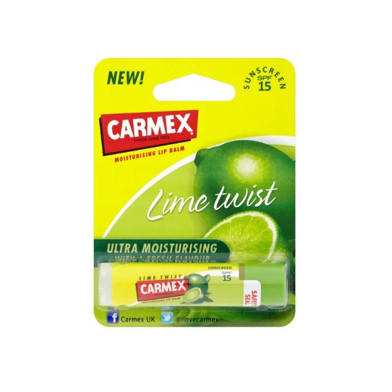 Carmex Lime Twist Stick 4,25g - Hydratez vos lèvres | Kermatone