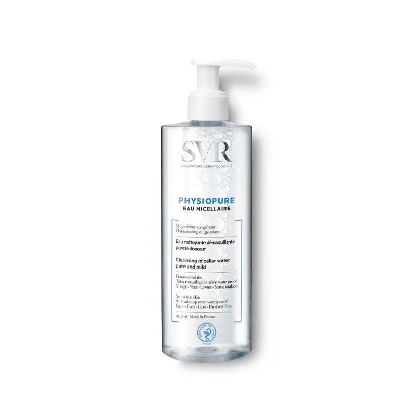 Eau Micellaire SVR Physiopure 400ml - Pureté & Éclat | Kermatone