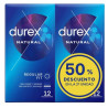 Durex Love Sex Natural Plus - Préservatifs Sensibilité Max | Kermatone