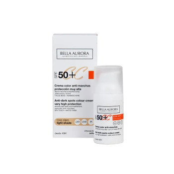 Bella Aurora CC Anti-Spot Cream SPF50 | Kermatone
