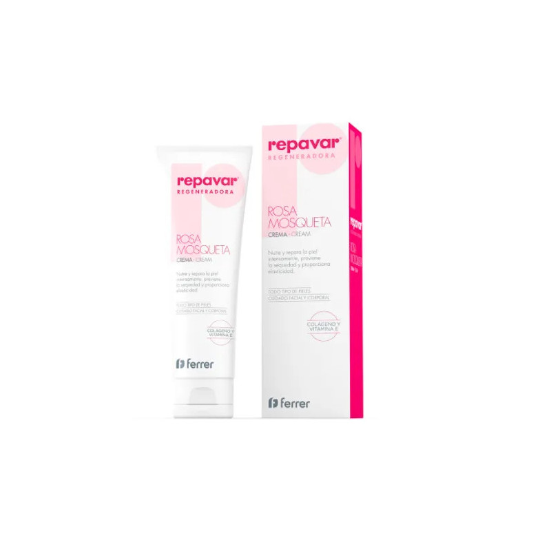 Crème Régénérante Repavar à l'Huile de Rose Musquée - Kermatone