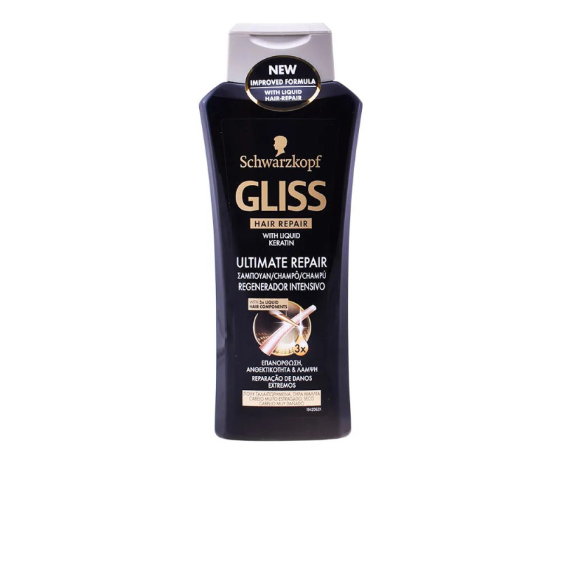 Gliss Ultimate Repair Shampooing 400ml - Réparez vos cheveux | Kermatone
