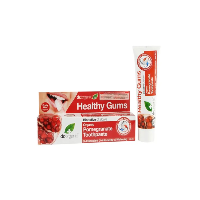 Dentifrice Dr Organic Grenade – Sourire éclatant | Kermatone