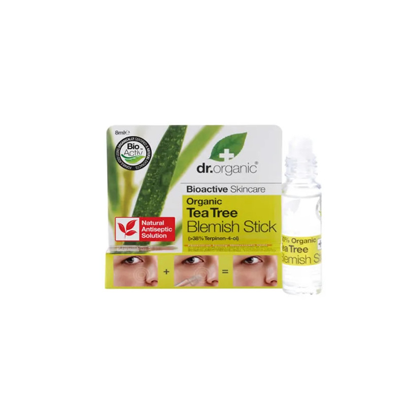 Dr Organic Roll On Anti Rougeurs Tea Tree | Kermatone