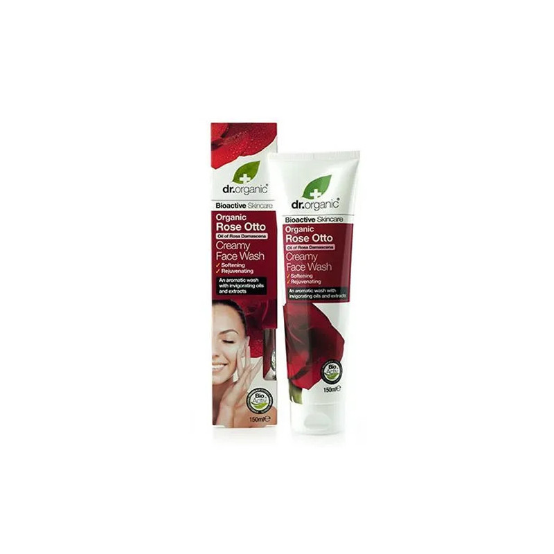 Crème Nettoyante Dr Organic Rose Otto - Propreté & Douceur | Kermatone