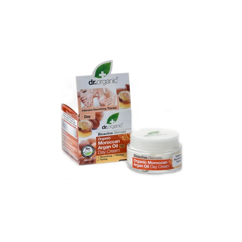 Crème Hydratante Argan Bio - Dr Organic 50ml | Kermatone