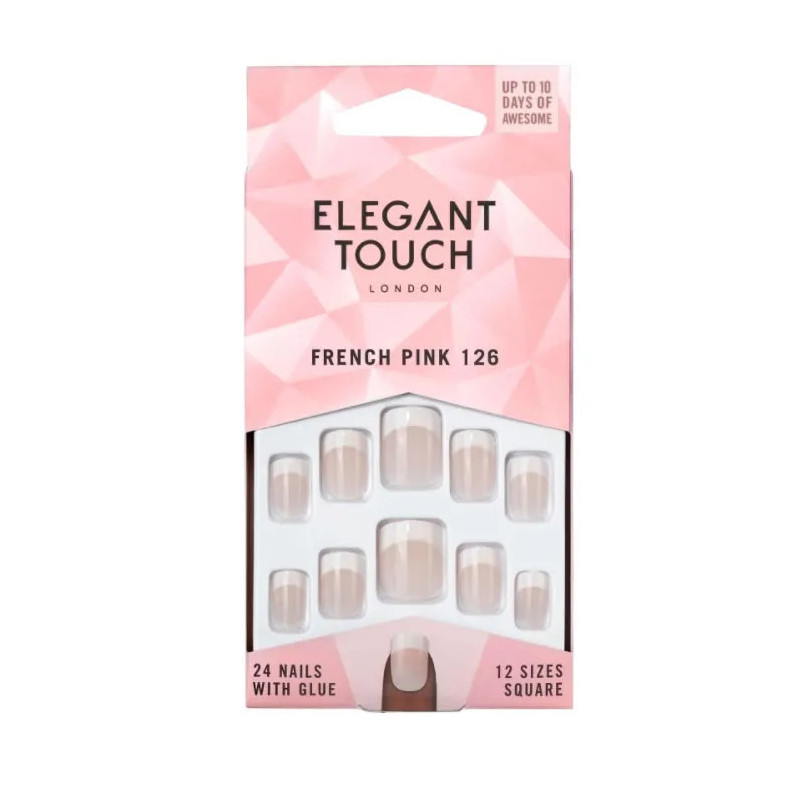 Elegant Touch Natural French Nails 126 Short – Kermatone