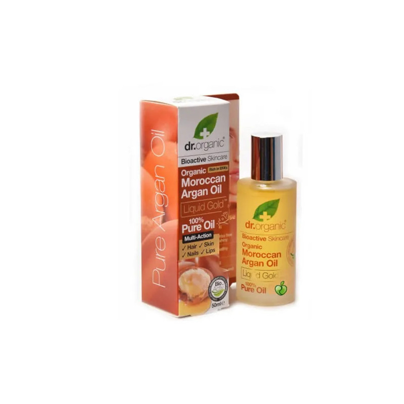 Dr Organic Huile Pure d'Argan Bio 50ml – Kermatone