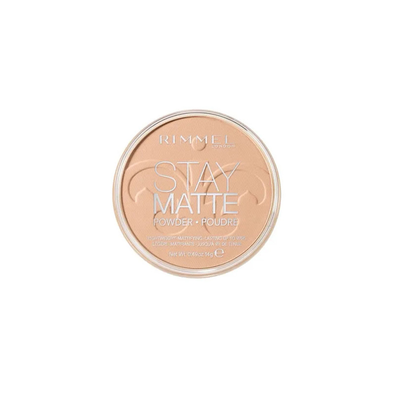 Rimmel Stay Matte Poudre Pressée 005 Silky Beige - Kermatone