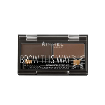 Rimmel Brow This Way Kit Sourcils Dark Brown - Kermatone