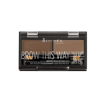 Rimmel Brow This Way Kit Sourcils Mid Brown | Kermatone