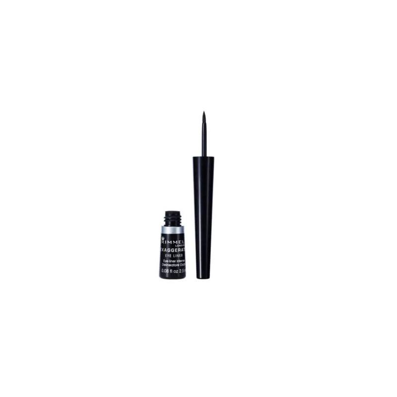 Rimmel Exaggerate Liquid Eyeliner Black - Look Parfait | Kermatone