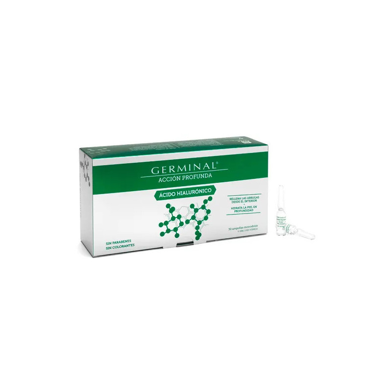 Germinal Action Profonde - Acide Hyaluronique 30 Ampoules | Kermatone