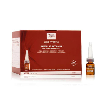 Martiderm Hair System Anti-Cheveux Perdent - 28 Ampoules Kermatone