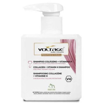 Shampoing Voltage Cosmetics Collagène Vitamine H - 500ml | Kermatone