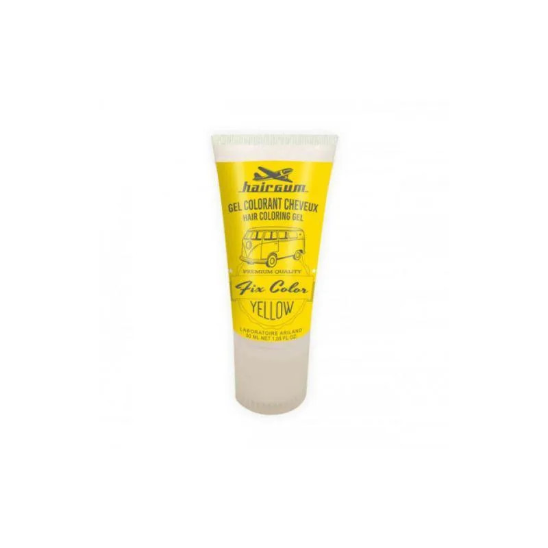Hairgum Fix Color Gel Jaune - Couleur Éclatante | Kermatone